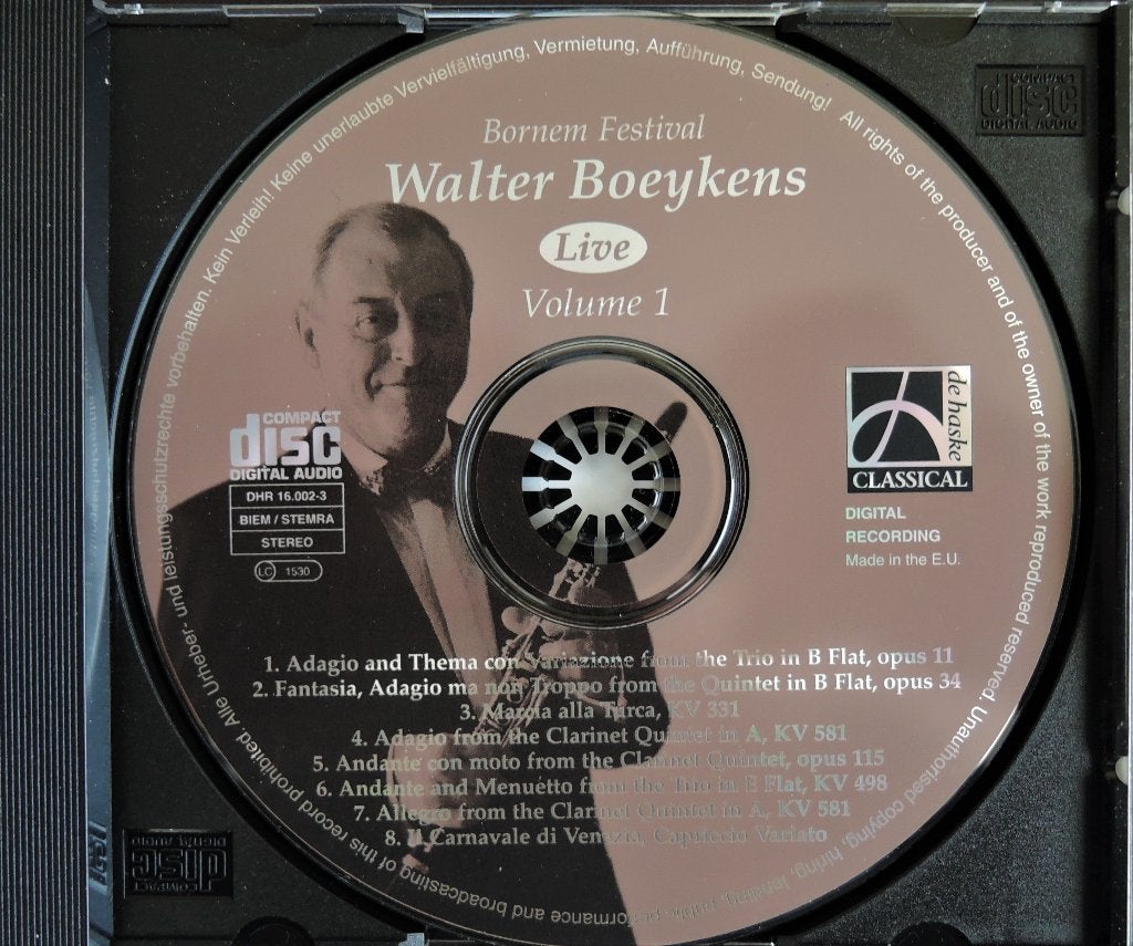 2 CD's - Walter Boeykens / Bornem Festival 1 & 2 - DDD, Ophalen of Verzenden, Zo goed als nieuw, Kamermuziek
