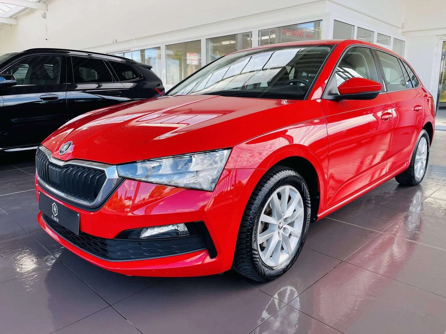 Skoda Scala 1.0 TSI * GARANTIE + LED + AIRCO *, Rouge, Euro 6, Entreprise, Cruise Control
