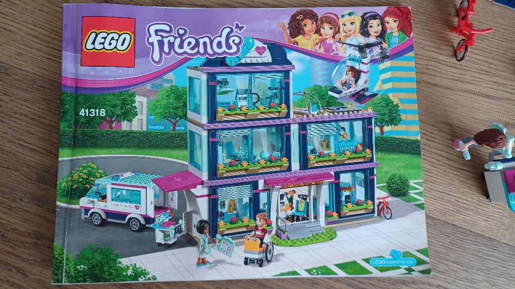 Lego friends ziekenhuis 41318, Lego, Friends, Ophalen of Verzenden, Zo goed als nieuw