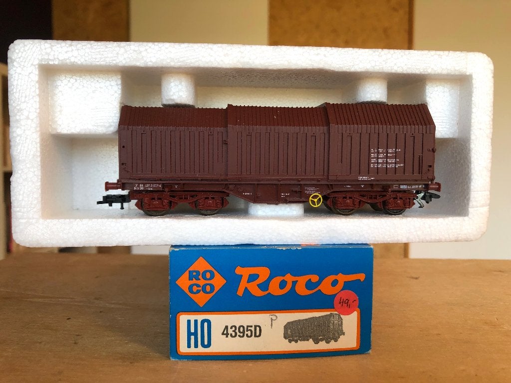 ROCO 4395D SNCB WAGON TÉLESCOPIQUE This HO, Envoi, Utilisé, Wagon, Roco
