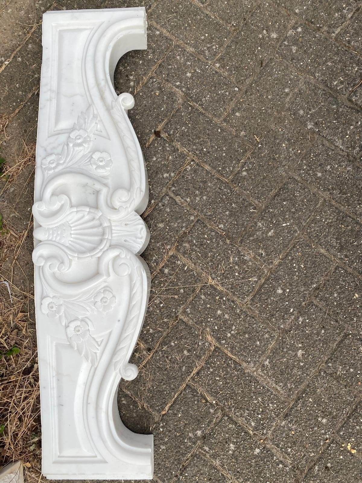 Wite marmeren schouw, Ophalen, Zo goed als nieuw
