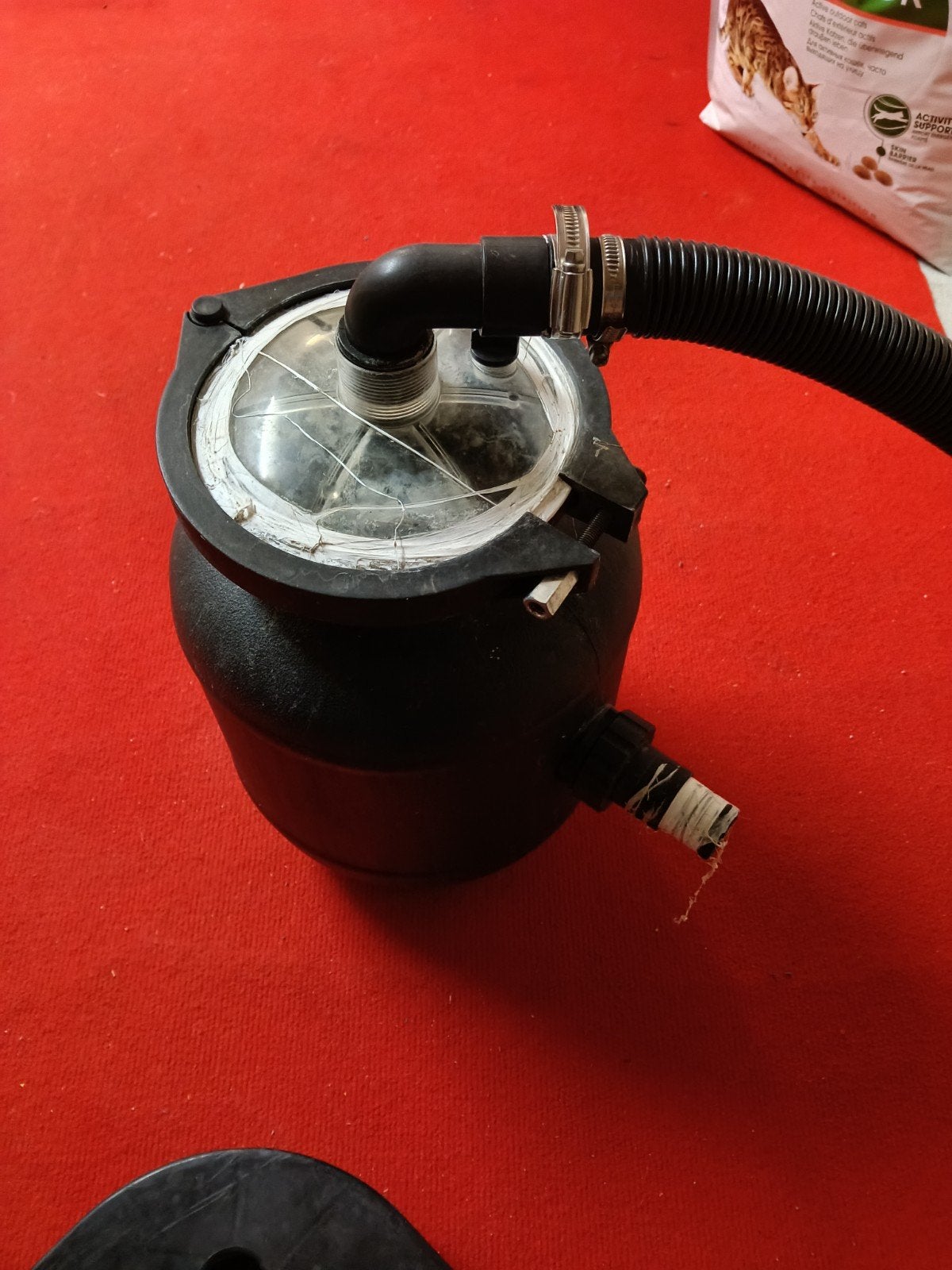 Zwembad filter, Ophalen, Filter