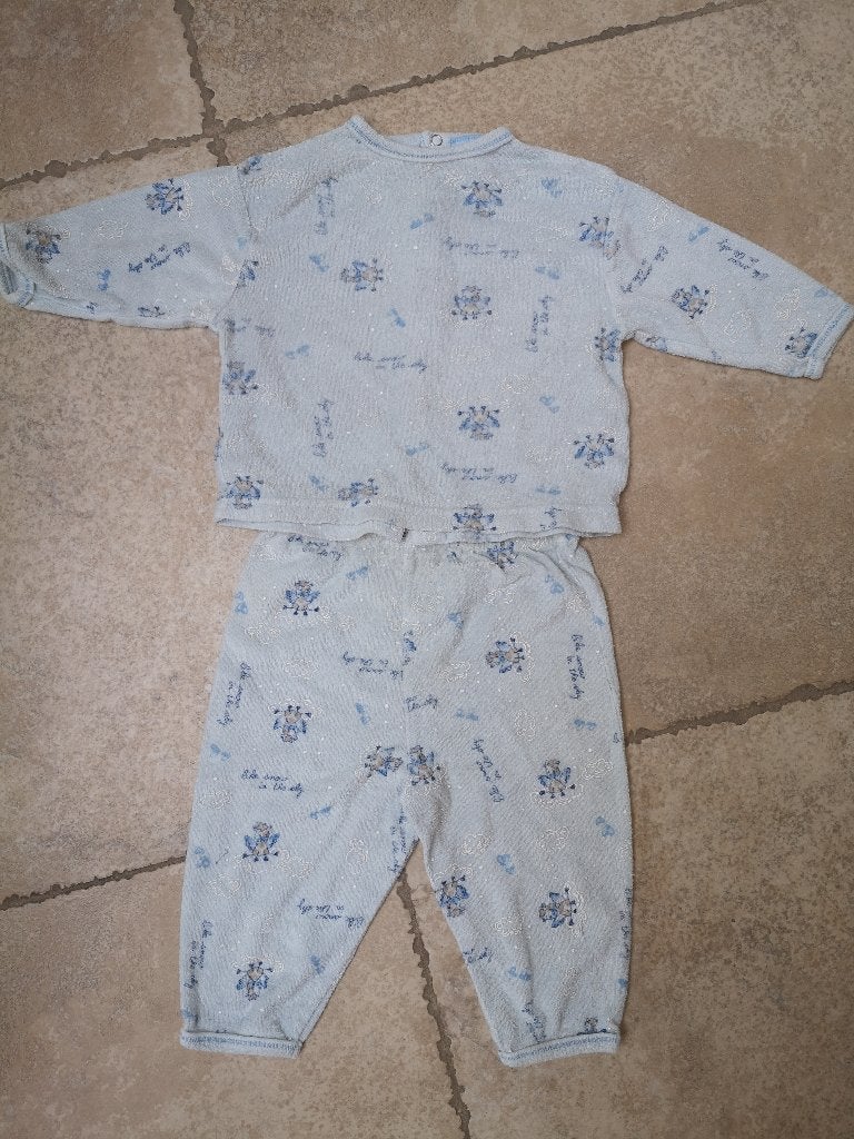 1 euro koopjes ! blauwe Pyjama mt 68, Enfants & Bébés, Vêtements de bébé | Taille 68, Garçon ou Fille, Enlèvement ou Envoi, Vêtements de nuit ou Sous-vêtements