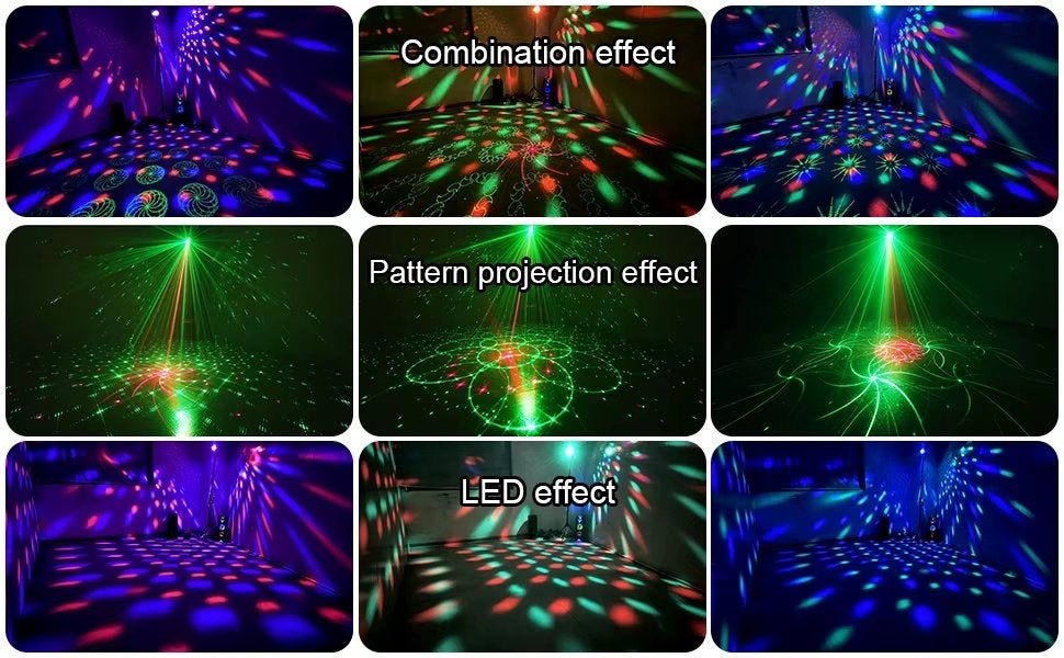 Nieuwe First Class Jelly Laser Burst Red / Green 450mW, Ophalen of Verzenden, Nieuw, Licht, Geluidgestuurd