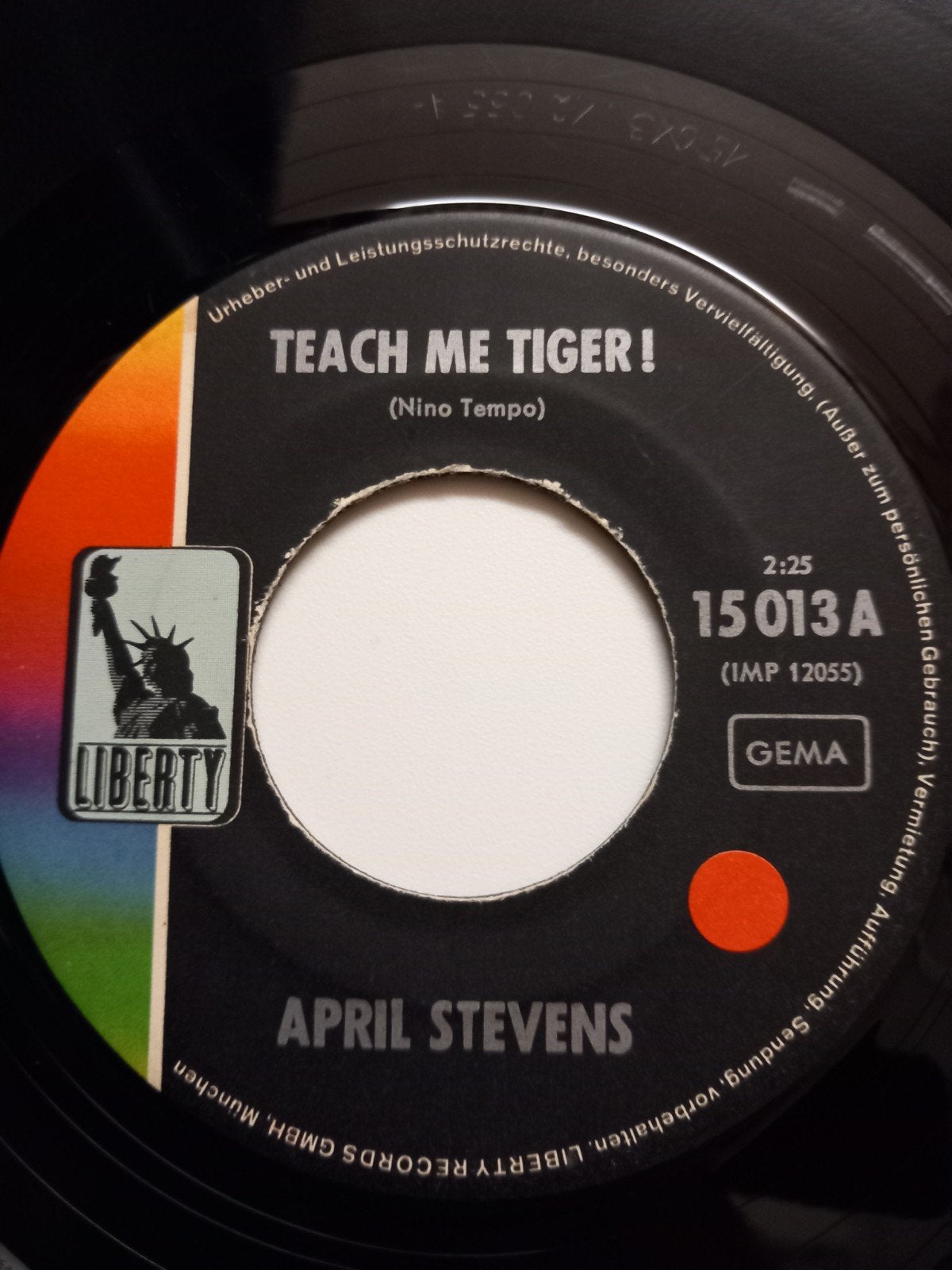 APRIL STEVENS. POPCORN OLDIES 45T, Ophalen of Verzenden