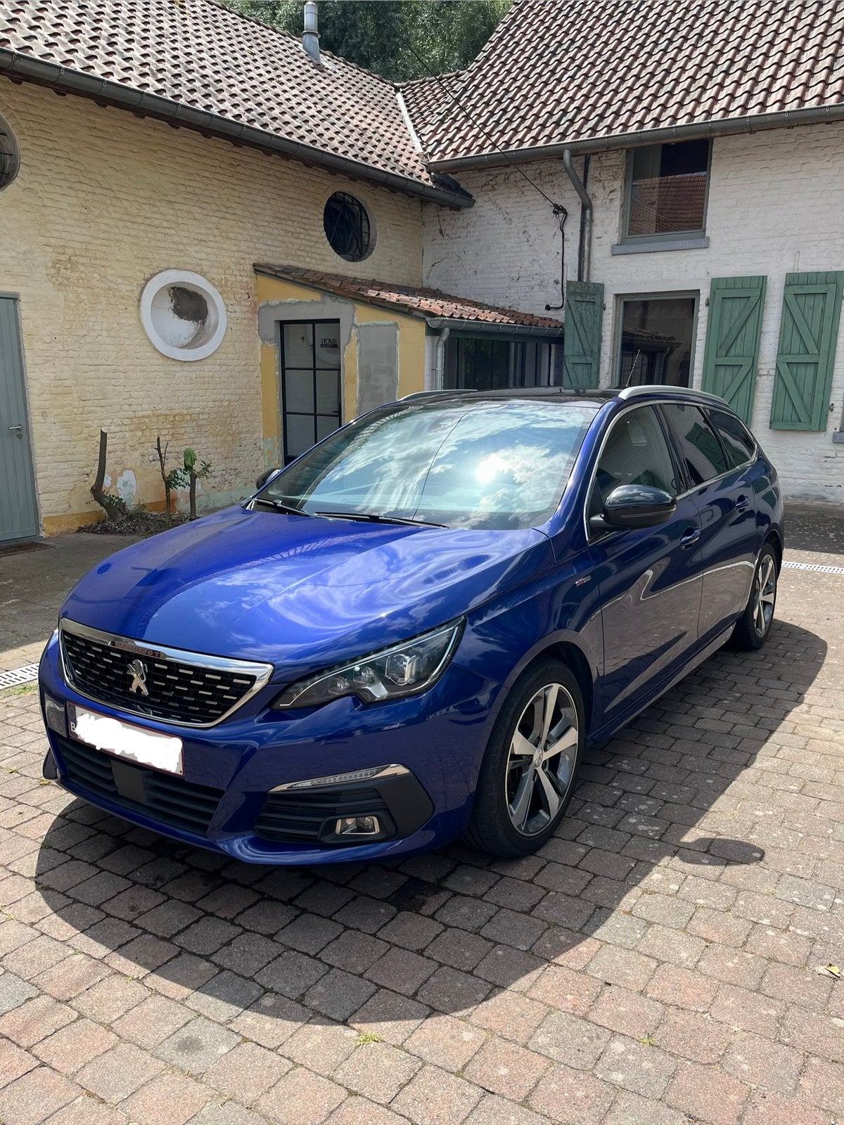 Peugeot 308 SW Gt line 1.2 Puretech, Euro 6, Blauw, Particulier, Voorwielaandrijving