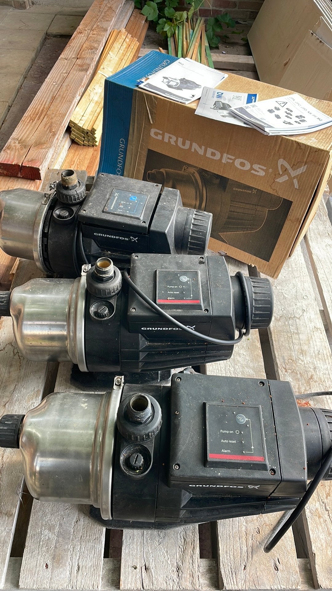 Pompen 3x te herstellen, Grunfos, Tuin en Terras, Ophalen, Gebruikt