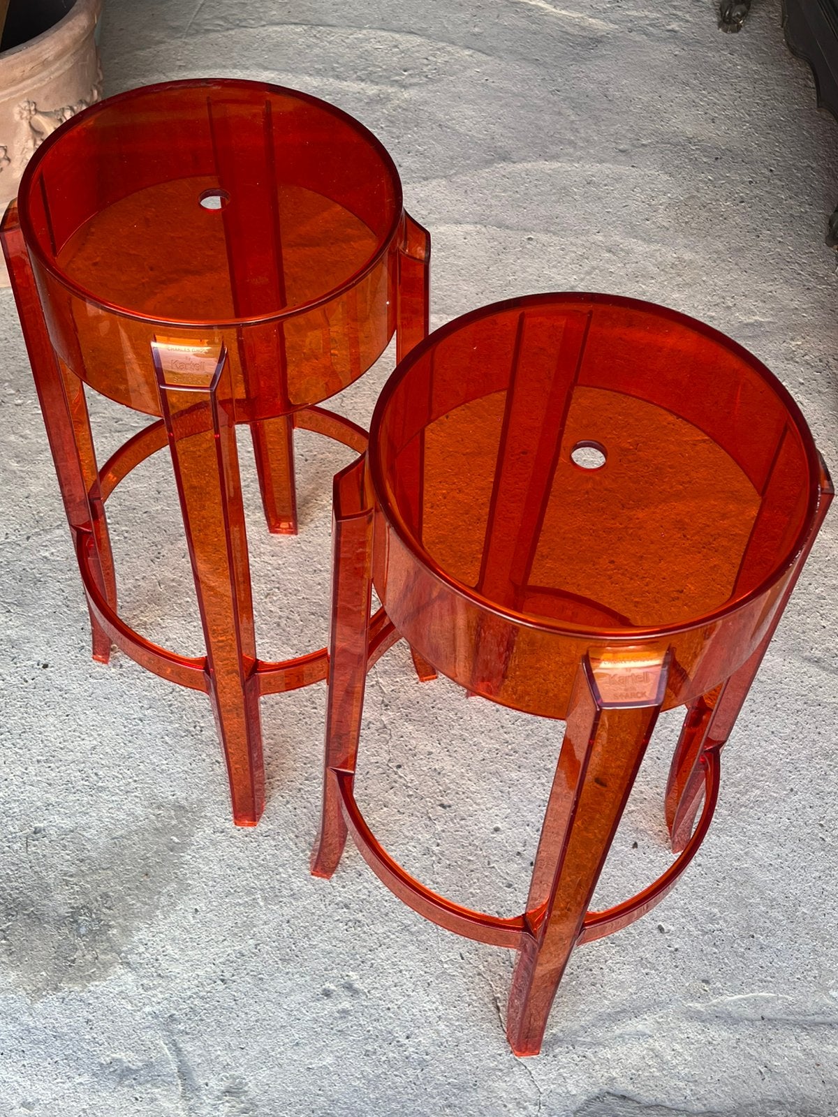 Tabouret kartell, Enlèvement, Comme neuf, Plastique