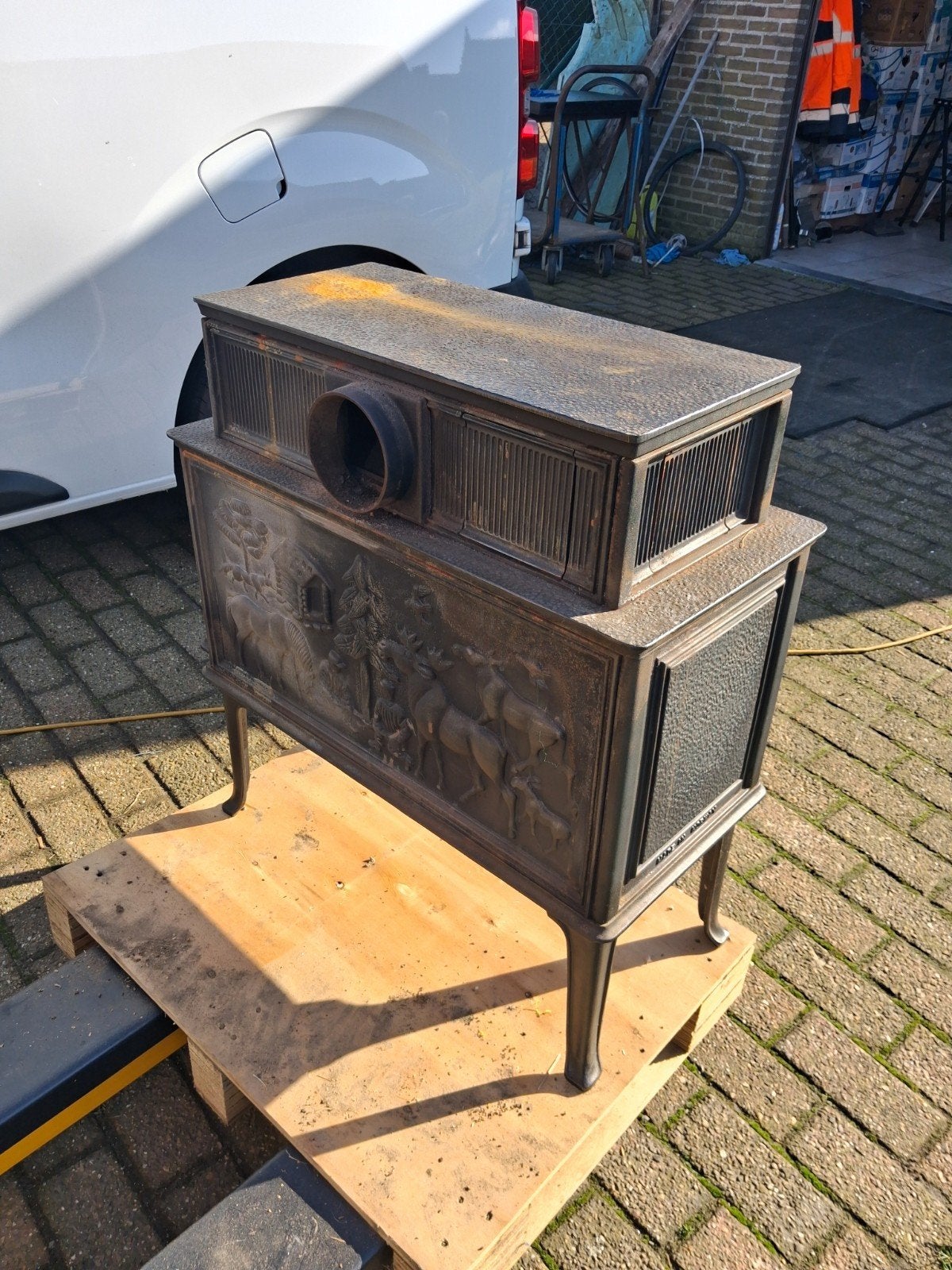 houtkachel jotul, Huis en Inrichting, Ophalen