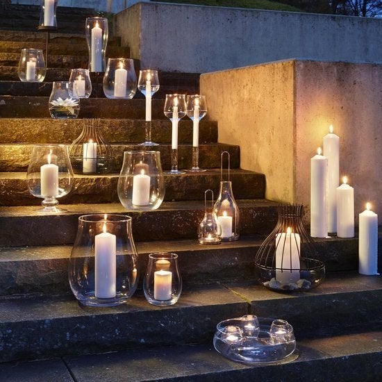 Set van 4 Windlichten, Ophalen, Lantaarn, Overige merken, Zwart