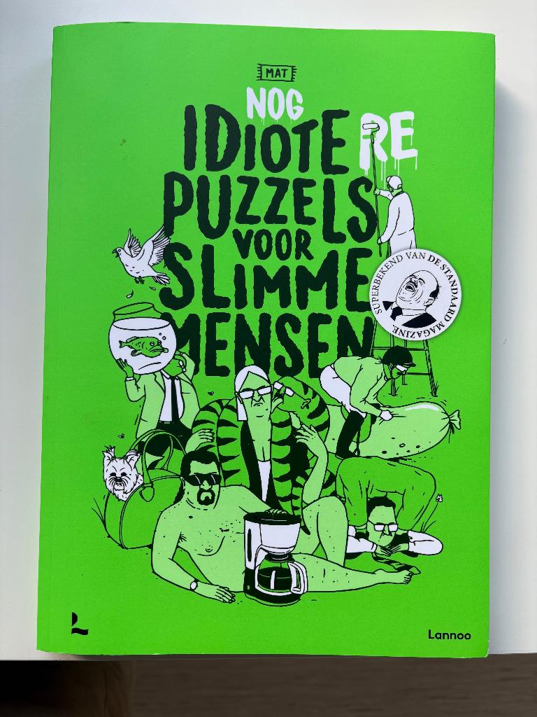 Nog idiotere puzzels voor slimme mensen, Hobby & Loisirs créatifs, Sport cérébral & Puzzles, Enlèvement ou Envoi, Comme neuf, Autres types