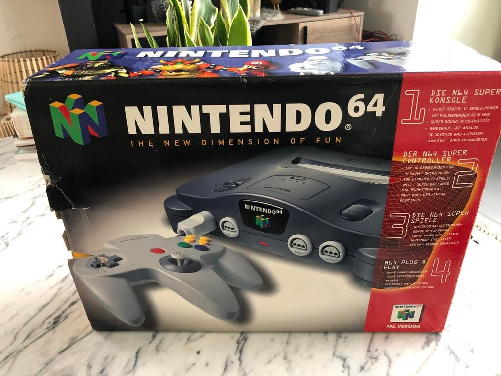 Nintendo 64, Consoles de jeu & Jeux vidéo, Consoles de jeu | Nintendo 64, Enlèvement, Comme neuf