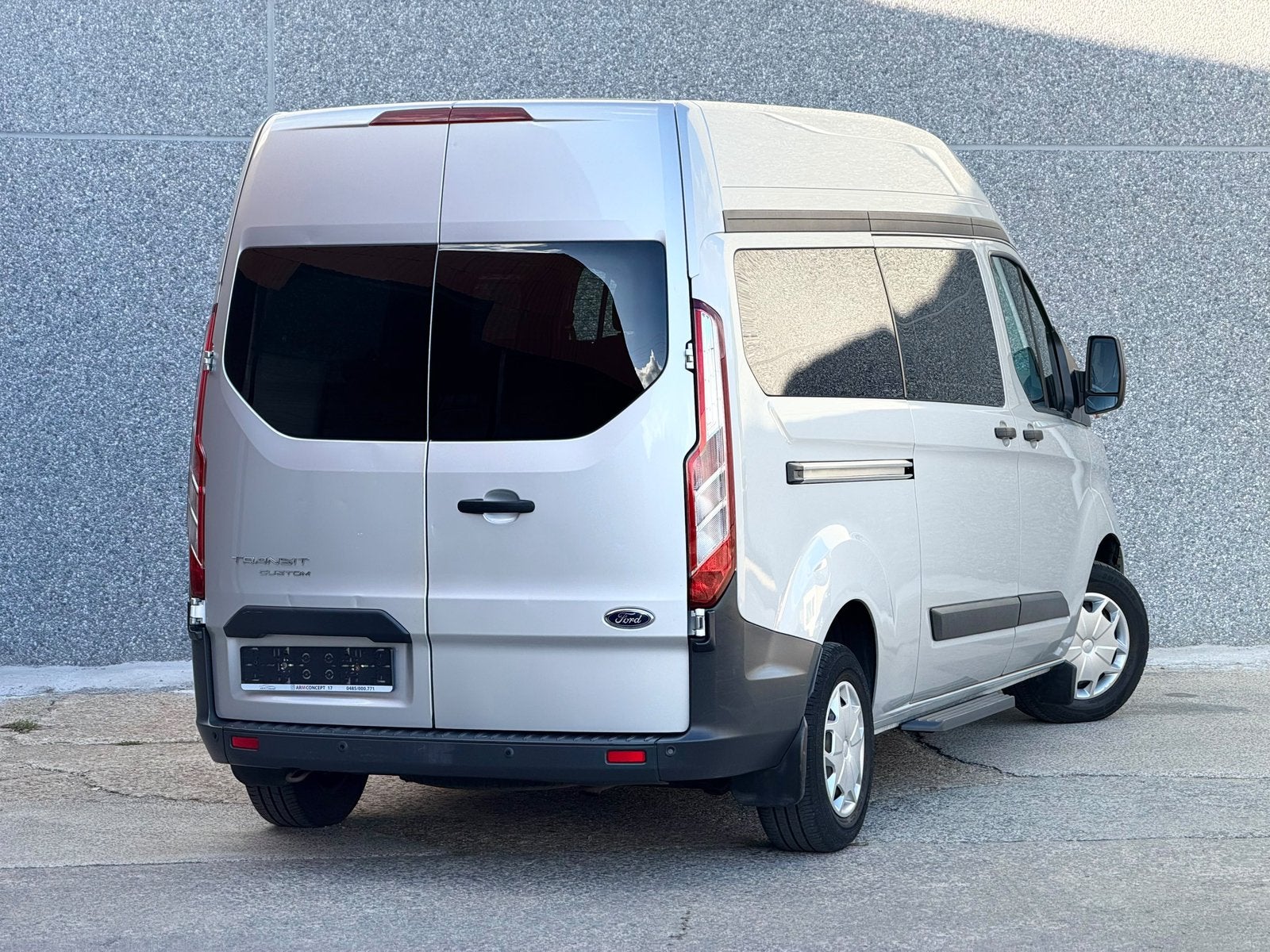 Ford Transit Custom 9 places 2.0 Diesel 2017 EURO 66, Autos, Argent ou Gris, Achat, Euro 6, Boîte manuelle