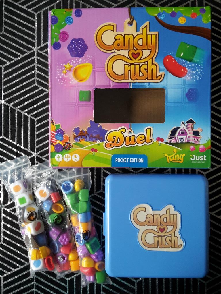 Nieuw spel Candy Crush Duel, pocket versie, + 1 gratis promo, Een of twee spelers, Nieuw, Ophalen of Verzenden, Justgames