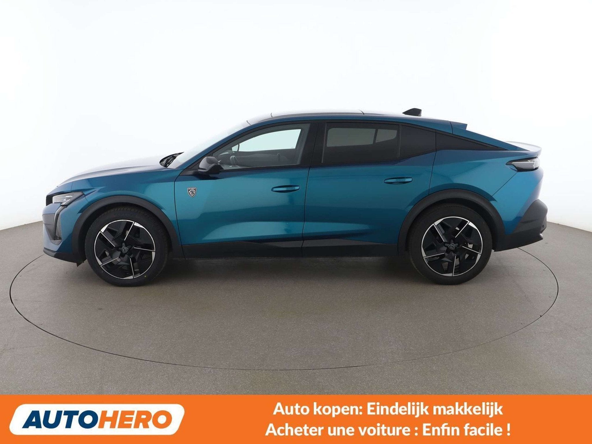 Peugeot 408 1.2 PureTech GT (bj 2023, automaat), Auto's, Gebruikt, 1199 cc, Blauw, Overige brandstoffen