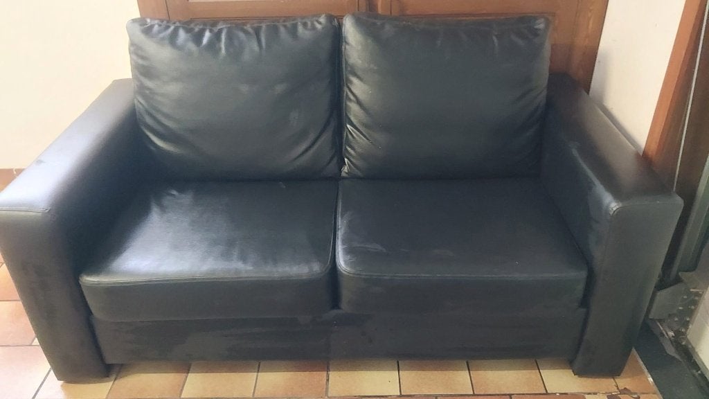 Zetel, Ophalen, Gebruikt, 150 tot 200 cm, Tweepersoons