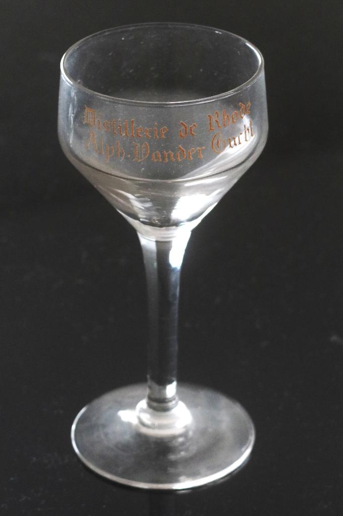 Distillerie de Rhode - Alph. Vander Gucht, Collections, Verres & Petits Verres, Enlèvement, Comme neuf