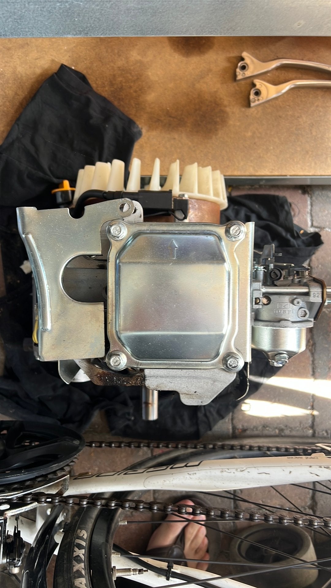 Zitmaaier motor Loncin (Stiga) 452cc voor opmaak, Enlèvement