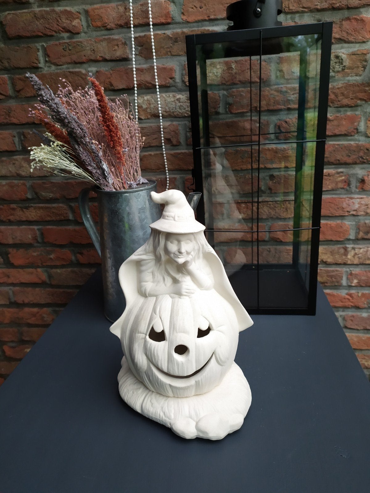 Sorcière d'Halloween en céramique résistante au gel.Nouveau, Enlèvement ou Envoi