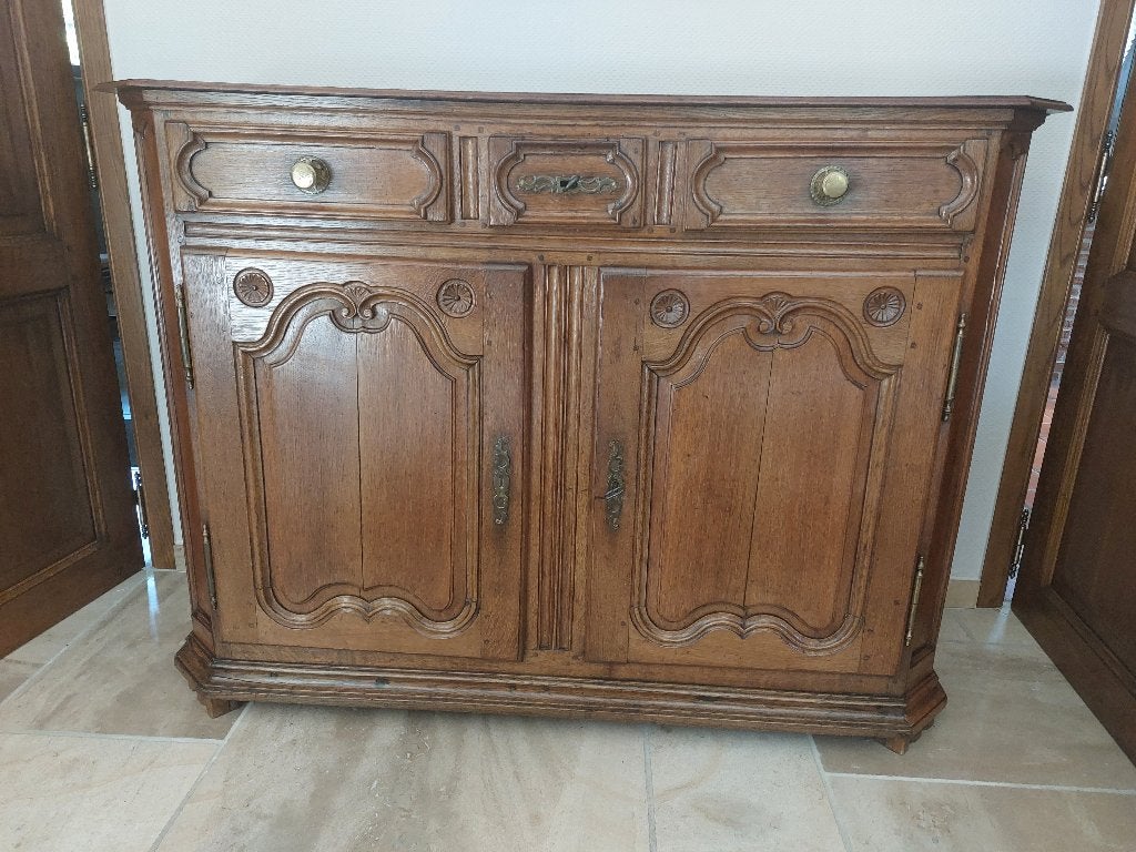 Dressoir en chêne, Maison & Meubles, Enlèvement, Utilisé, Chêne, Avec tiroir(s)