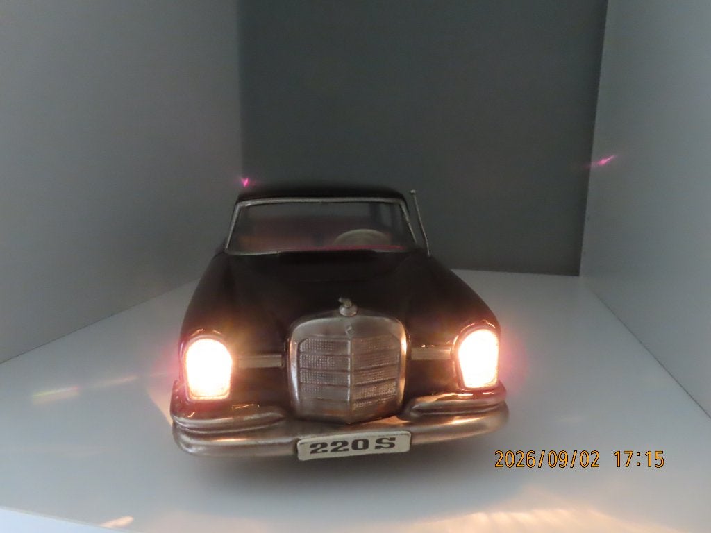 blikken speelgoed Mercedes 220 S, Verzenden