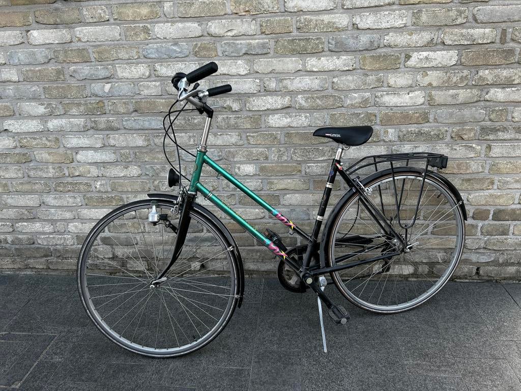 Retro vintage damesfiets, Ophalen, Gebruikt