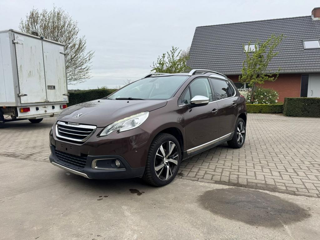 Peugeot 2008 HANDELAAR/EXPORT, Auto's, Peugeot, Euro 5, Zwart, Bruin, Leder