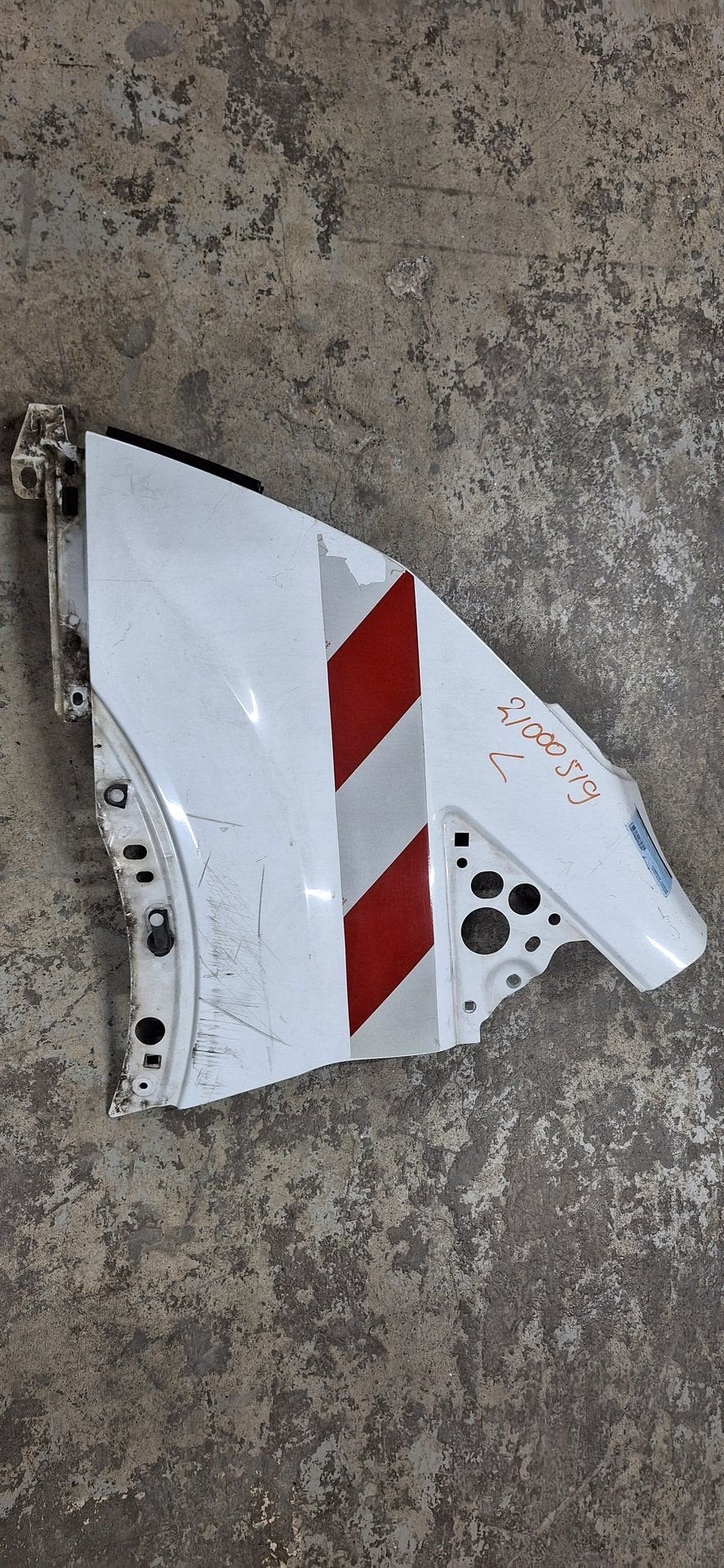 Ford Transit Custom Spatbord Links-voor vanaf 2016 Wit Origi, -, Garde-boue, -, -