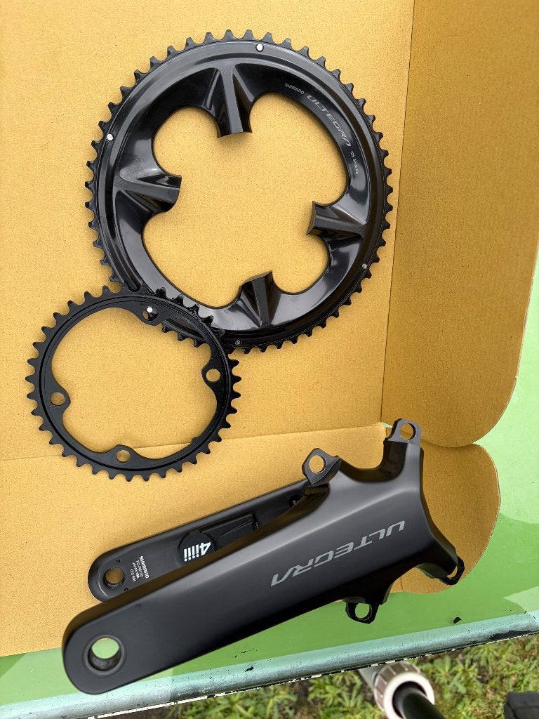 Powermeter ultegra, Fietsen en Brommers, Fietsonderdelen, Nieuw, Aluminium, Shimano, Racefiets