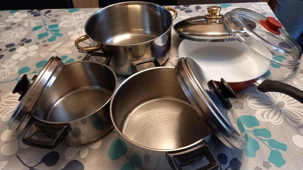 3 kommen en 1 pan, Huis en Inrichting, Ophalen, Zo goed als nieuw