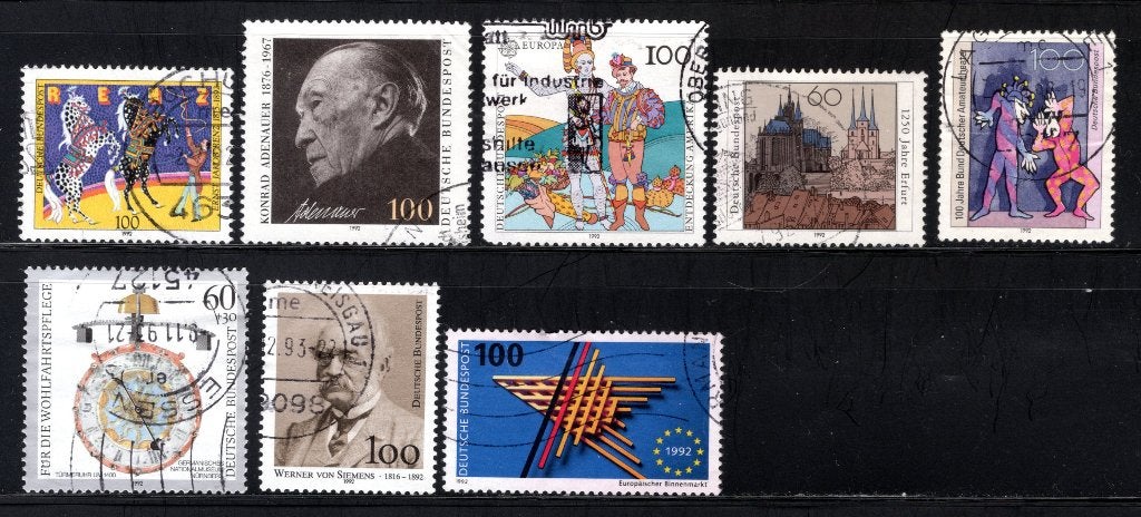 DUITSLAND Lot 1992 gestempeld, Verzenden, BRD, Gestempeld