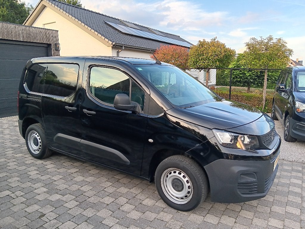 Peugeot Partner lichte vracht 3-zit airco 10330+btw garantie, Auto's, Voorwielaandrijving, Dealer onderhouden, Stof, 710 kg