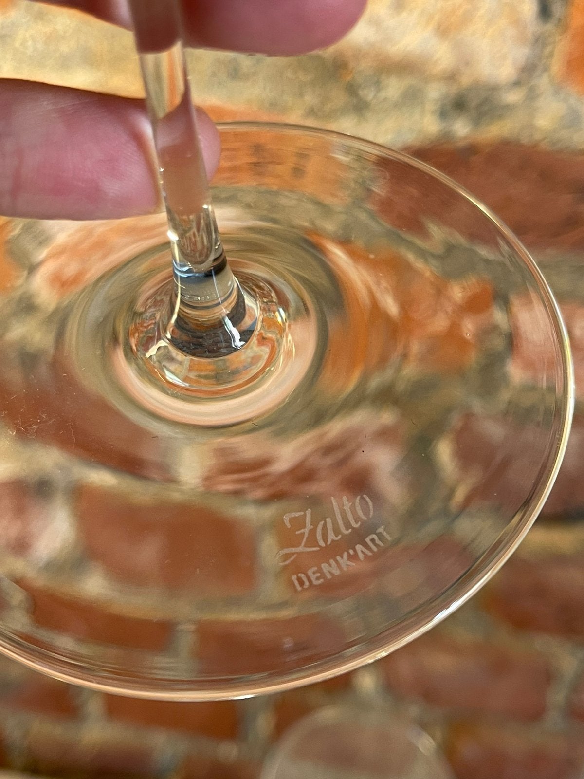 Lot 4 verres à vin cristal ZALTO Denk’Art Autriche, Collections, Enlèvement, Comme neuf