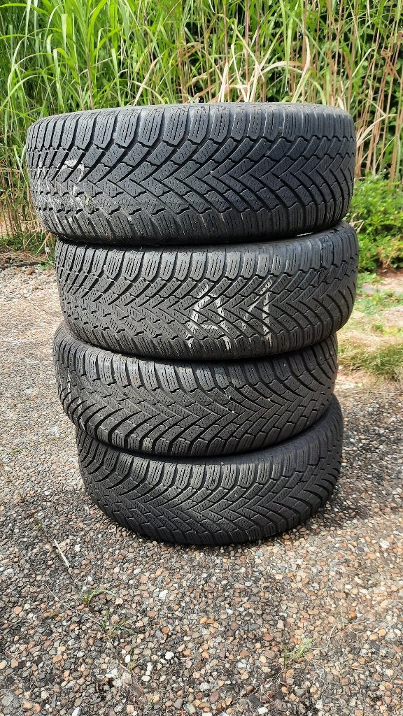 winterbanden continental, Auto-onderdelen, Banden en Velgen, Ophalen, Gebruikt, 16 inch, Band(en)