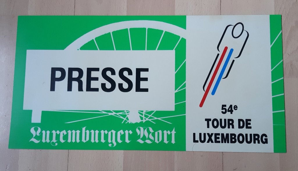 WIELRENNEN CYCLISME WEGWIJZER WEDSTRIJD TOUR DE LUXEMBOURG, Enlèvement ou Envoi