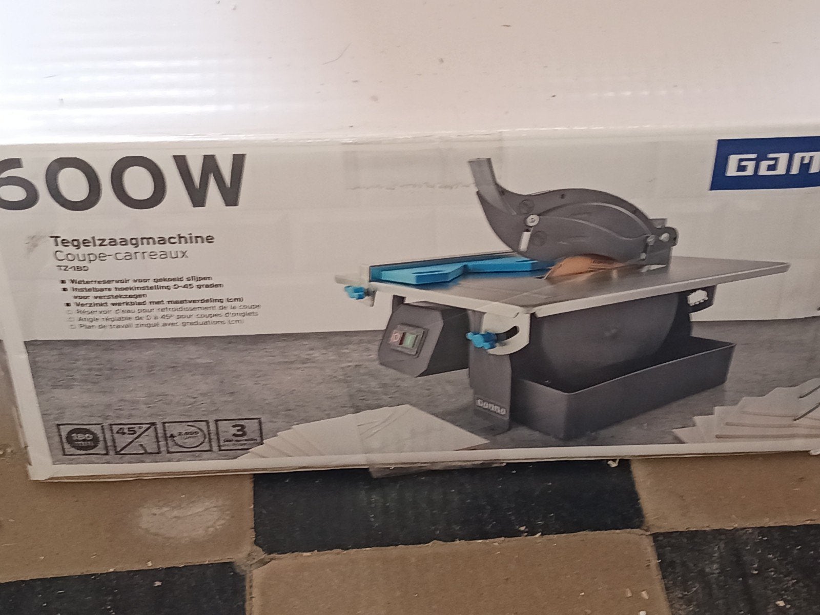tegelzaag te koop, Ophalen