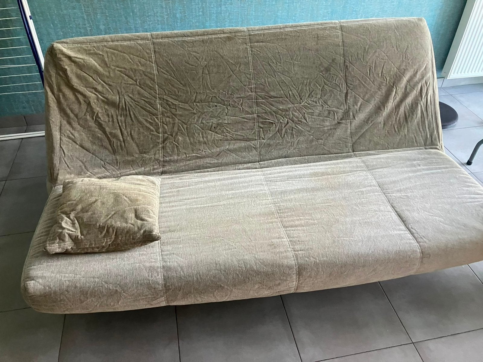 IKEA slaapbank / zetelbed –goede staat, Huis en Inrichting, Slaapkamer | Slaapbanken, Ophalen of Verzenden, Gebruikt, 200 cm