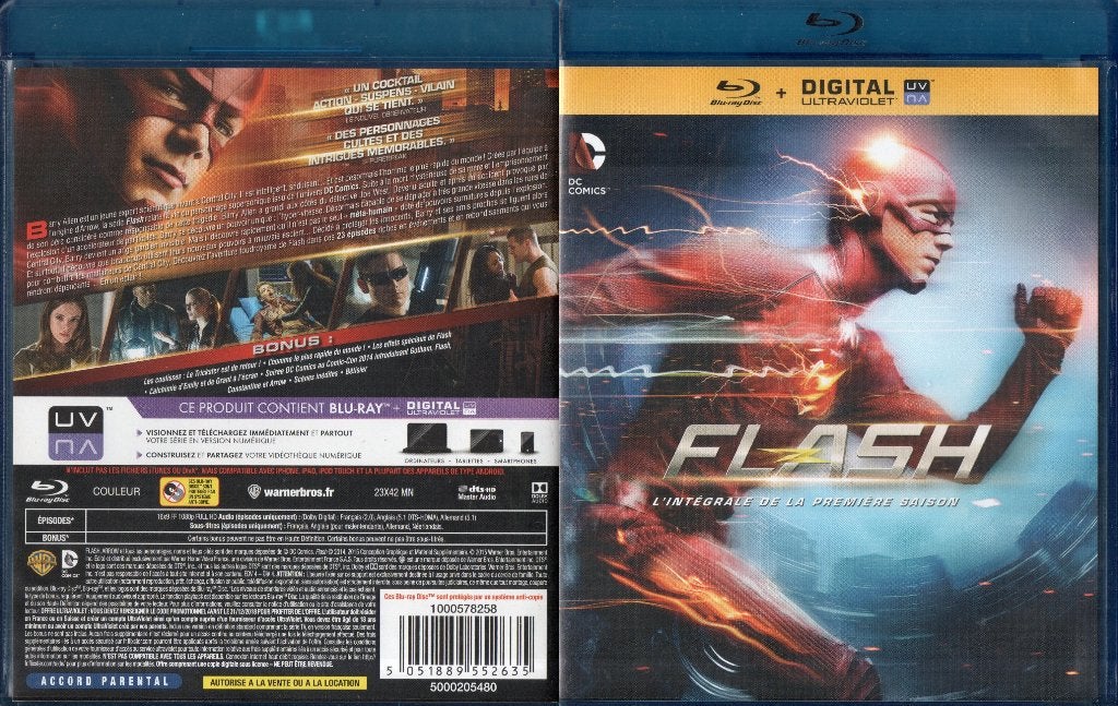 flash saison 1 (4 blu-ray), CD & DVD, Série, Enlèvement ou Envoi, Science-Fiction et Fantasy, Utilisé
