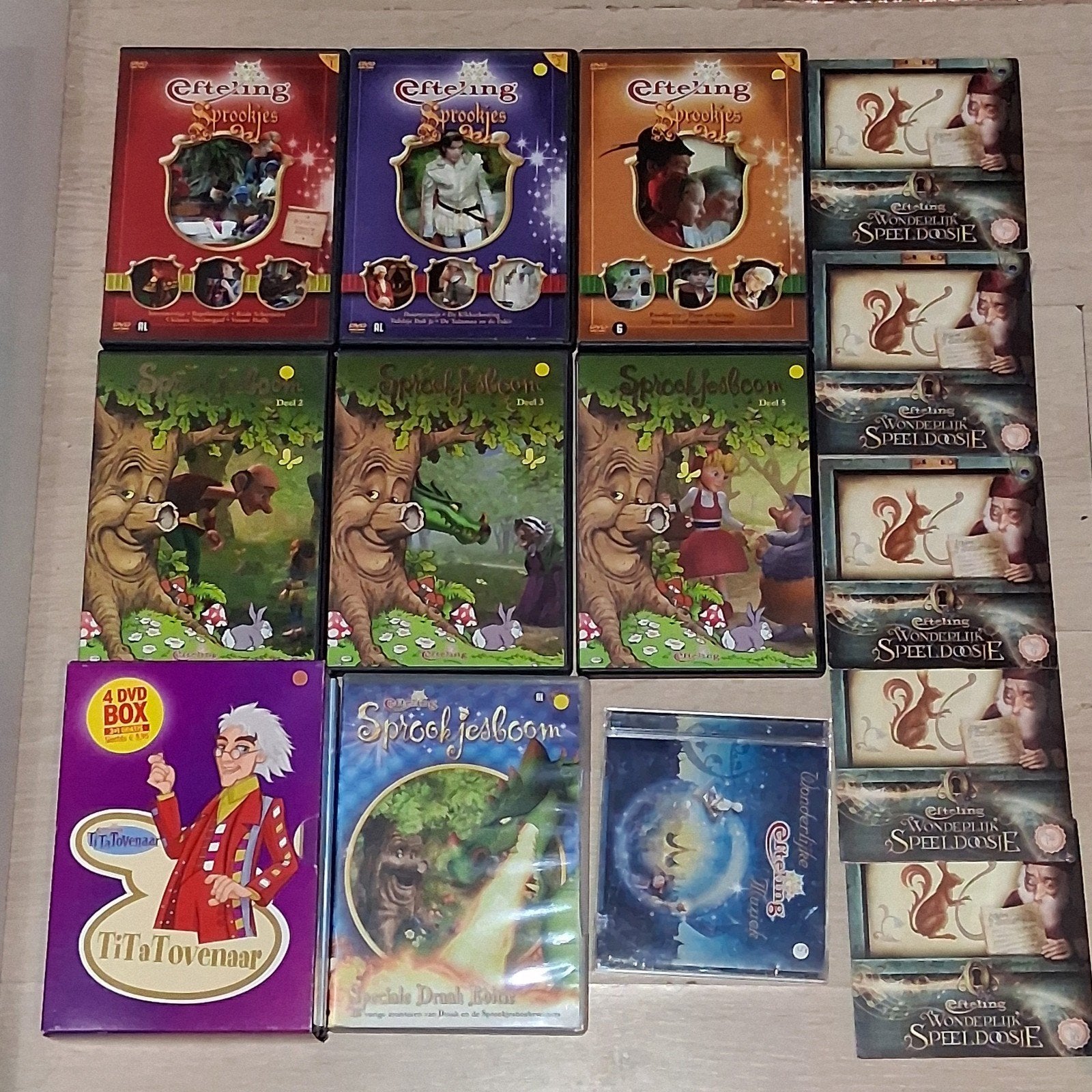 diverse cd´s en dvd's van Efteling,  uit te kiezen, Verzamelen, Ophalen of Verzenden, Zo goed als nieuw, Gebruiksvoorwerp