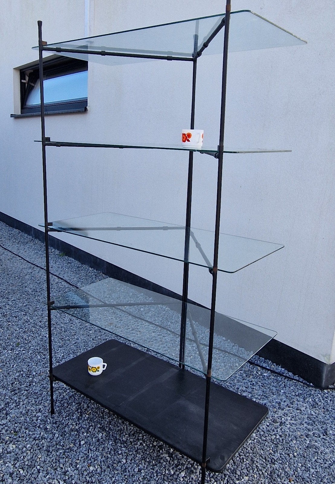 vintage winkeldisplay Harmonica  stellingkast , metaal frame, Ophalen of Verzenden, Gebruikt
