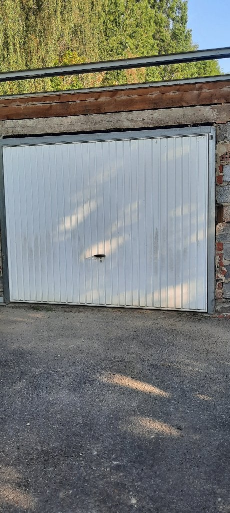 garagepoort, Doe-het-zelf en Bouw, Deuren en Vliegenramen, Ophalen, Gebruikt, 120 cm of meer, Metaal