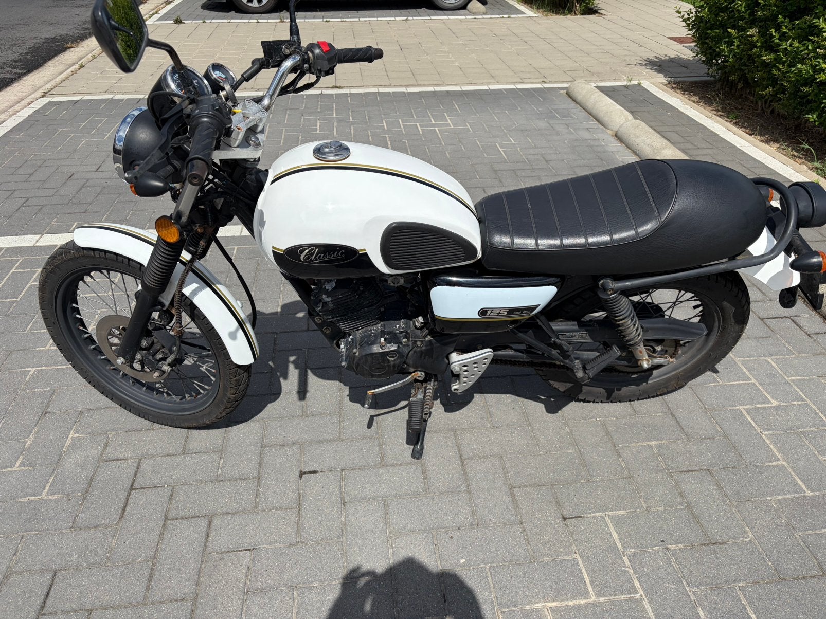 125 cc moto, voor Opmaak of onderdelen, Motoren, Particulier