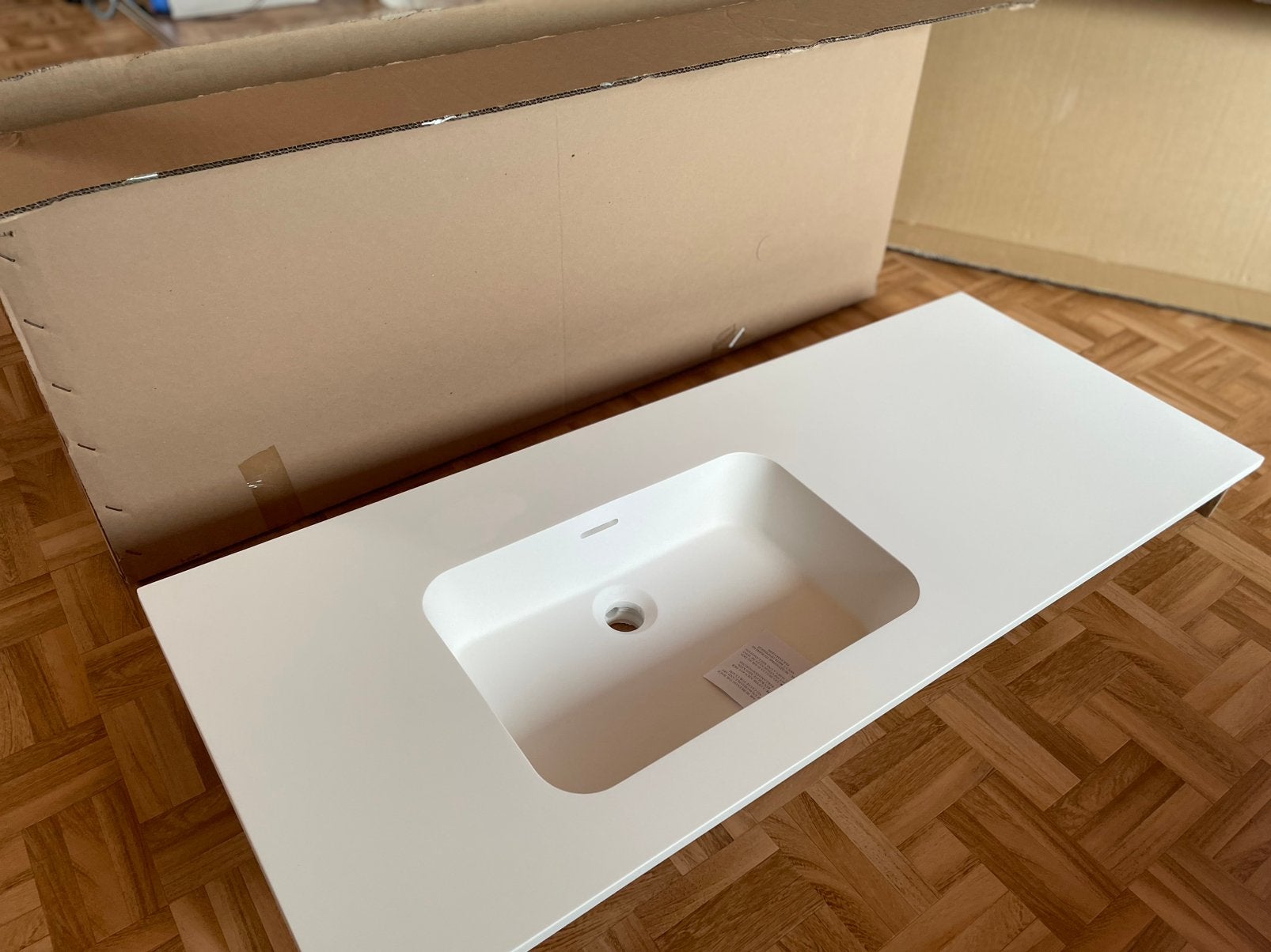 Aparte wastafel wit, Huis en Inrichting, Ophalen, Nieuw, Wasbak of Wastafel