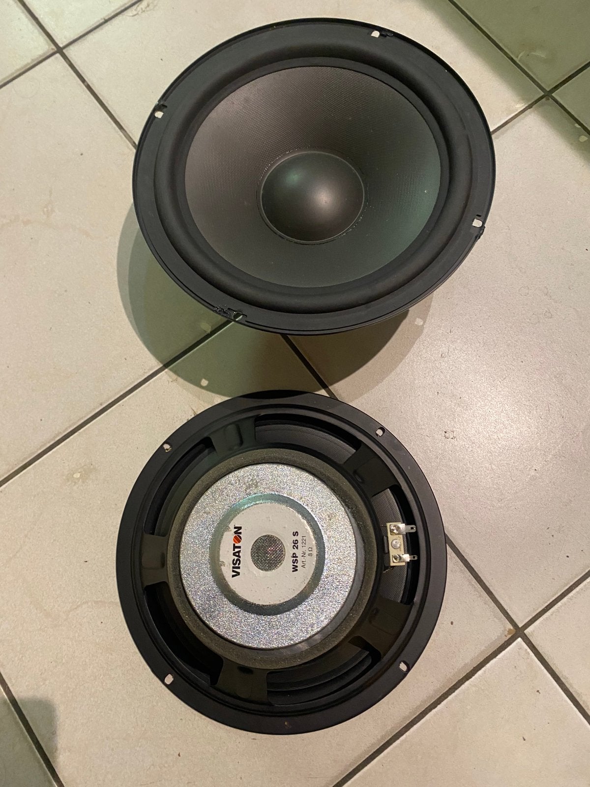 Visaton WSP26S speakers 10” 110W rms, Ophalen of Verzenden, Zo goed als nieuw