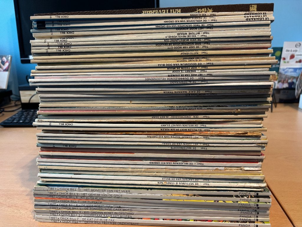Strips Chick Bill (60 stuks), Boeken, Meerdere stripboeken, Ophalen of Verzenden, Gelezen, Tibet