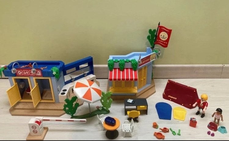 Playmobil- camping, Kinderen en Baby's, Ophalen of Verzenden, Zo goed als nieuw