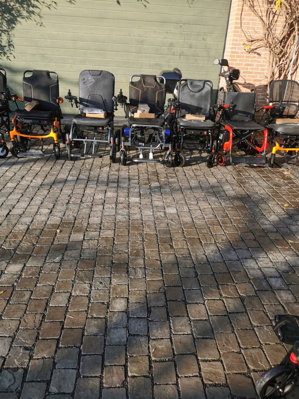 verschillende rolstoelen en scootmobielen  info 0488826971, Ophalen of Verzenden, Inklapbaar, Nieuw, Elektrische rolstoel
