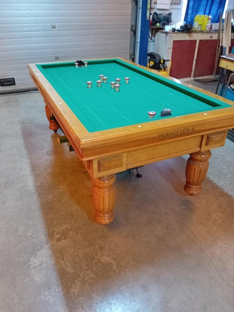 Een perfecte Verhoeven competitie., Sport en Fitness, Biljarten en Poolen, Ophalen, Zo goed als nieuw, Biljarttafel