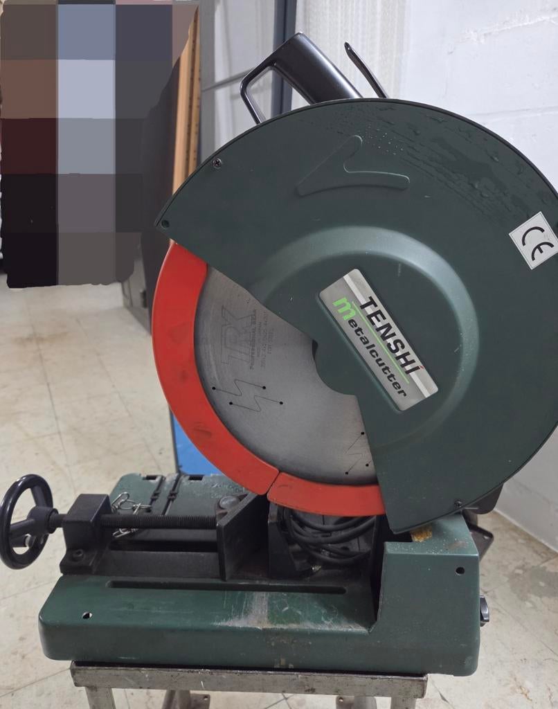 Krachtige TENSHI Metaalsnijder/Afkortzaag 2200 Watt, Ophalen, Afkortzaag