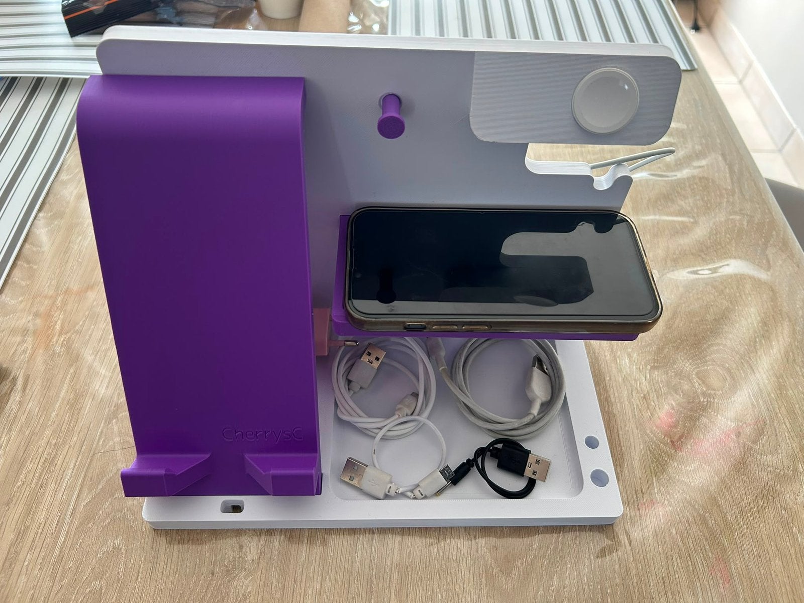 3D Geprint Modulair Bureau Organizer / Charging Dock, Ophalen of Verzenden, Nieuw